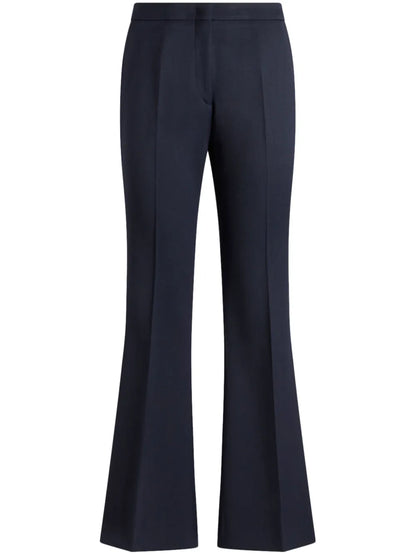 Gabardine Flared Trousers