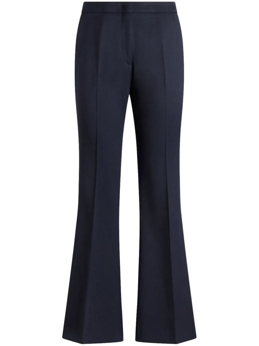Gabardine Flared Trousers