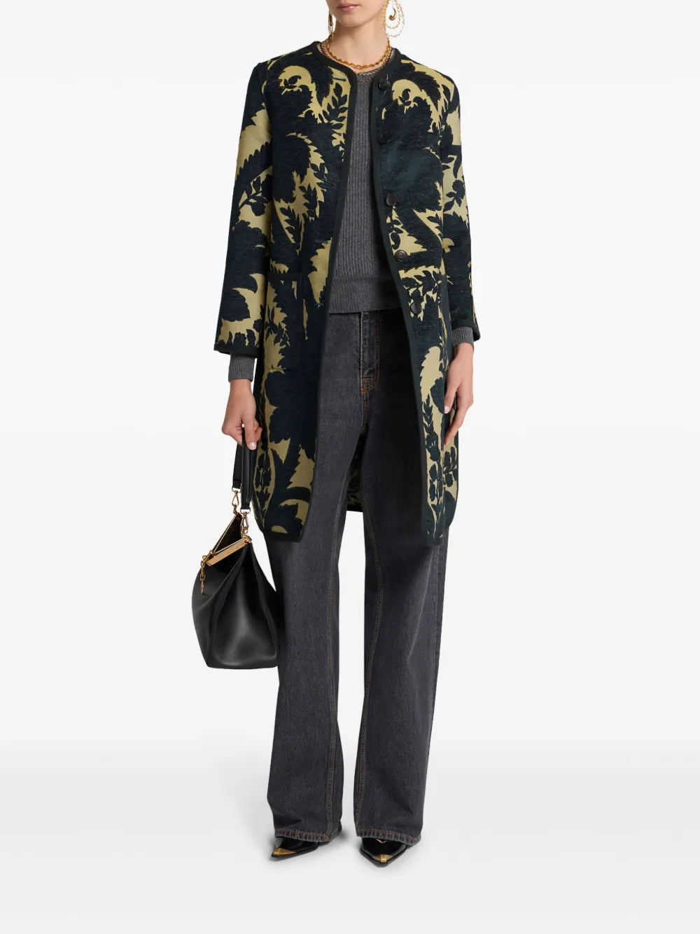 Jacquard Reversible Coat