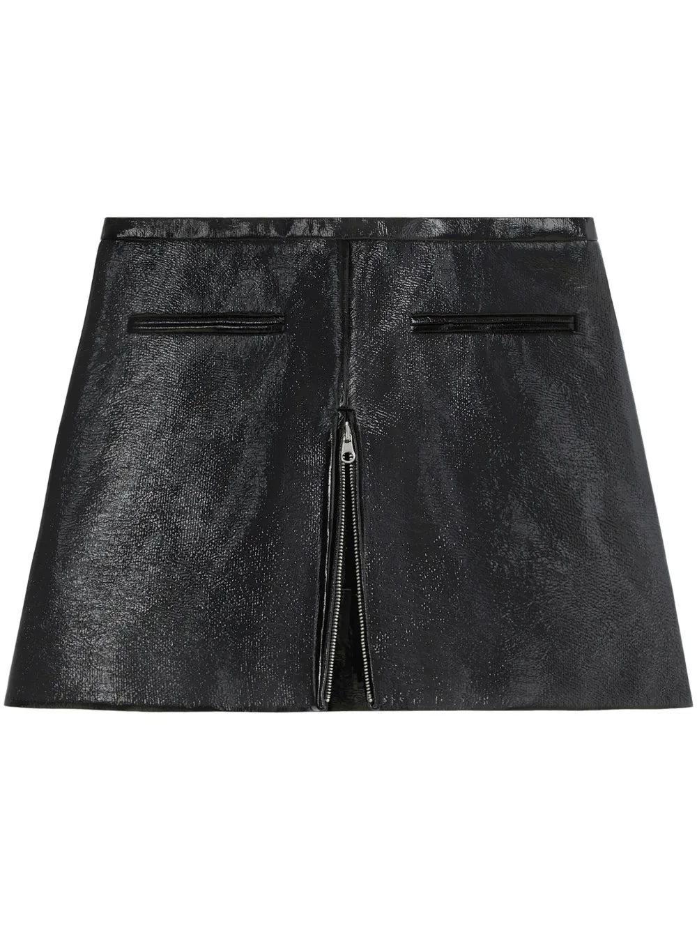 Heritage Coated Miniskirt
