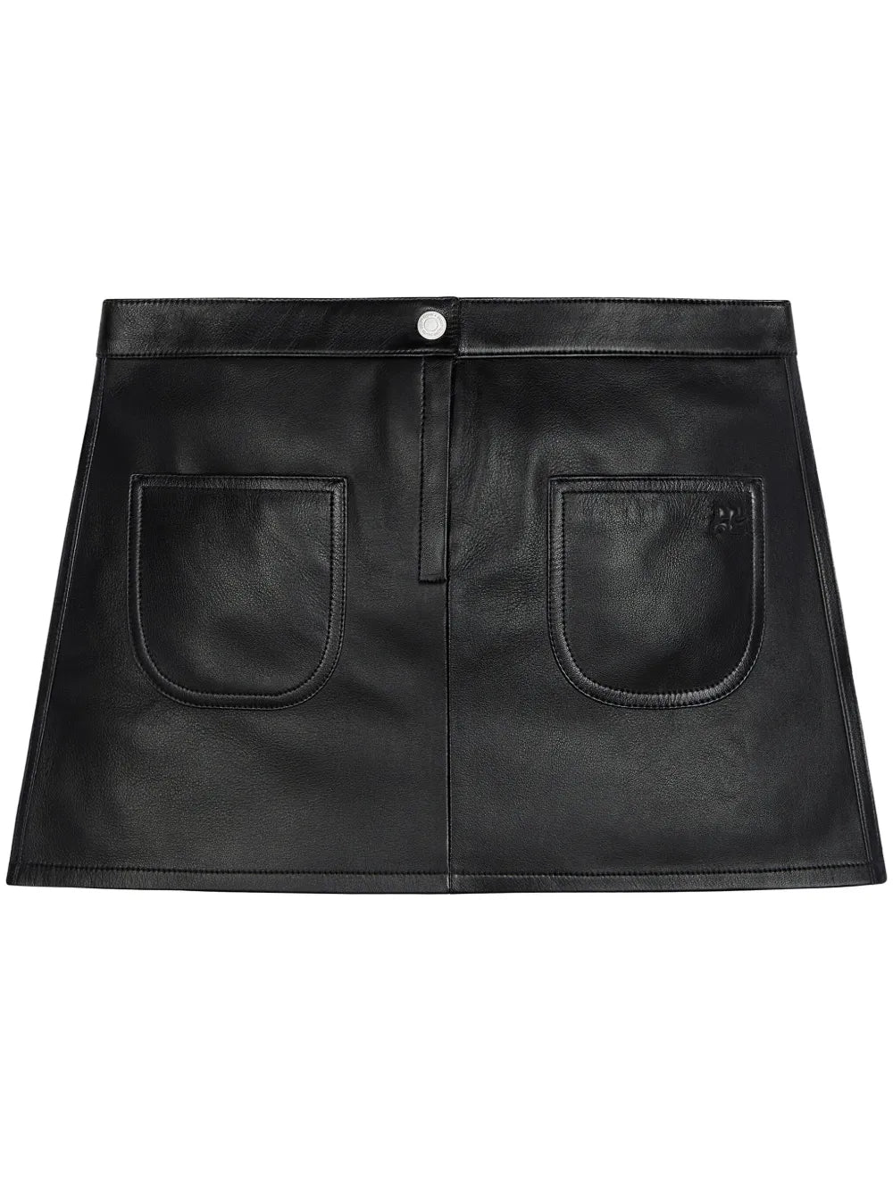 Vintage Leather Mini Skirt