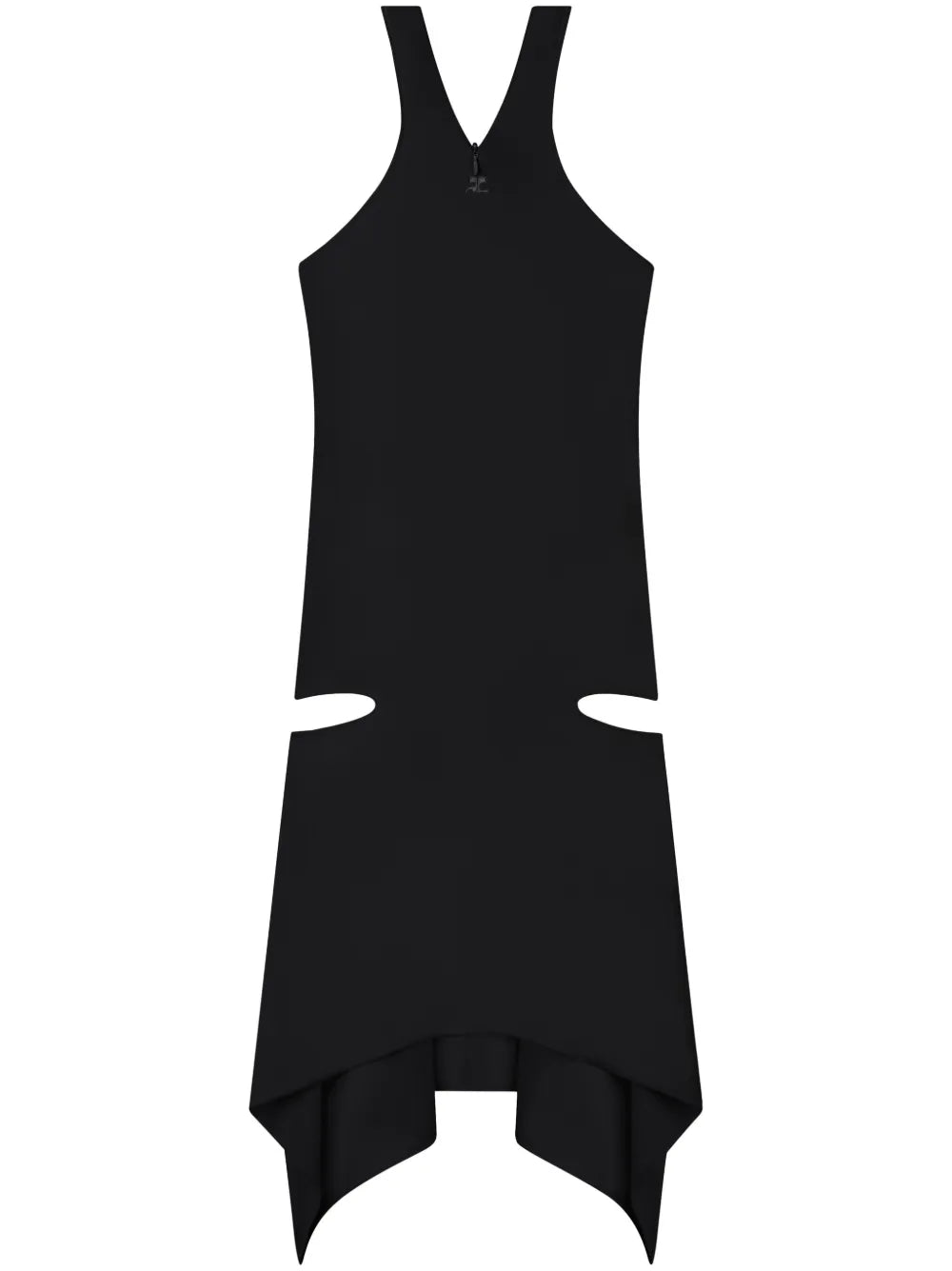 Criss-Cross Jersey Mini Dress