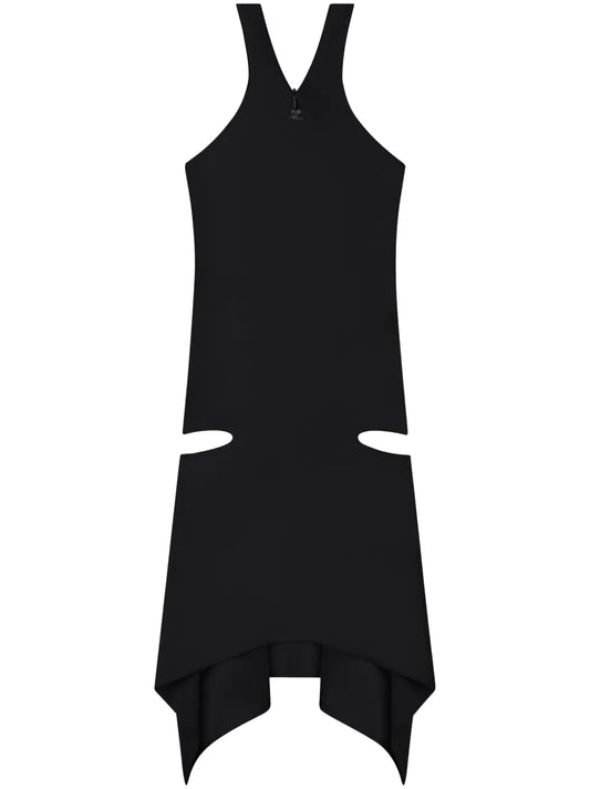 Criss-Cross Jersey Mini Dress