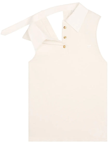 Logo-Appliqué Polo Top