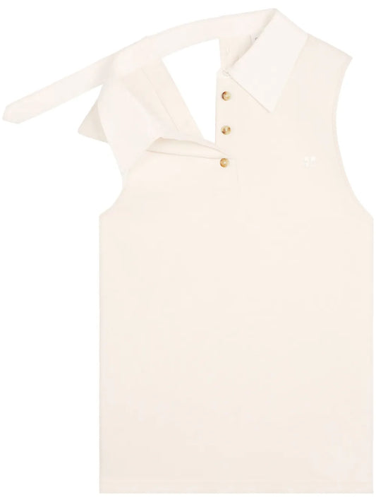 Logo-Appliqué Polo Top