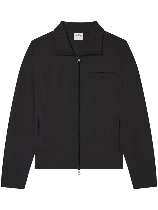Interlock Zip-Up Shirt Jacket