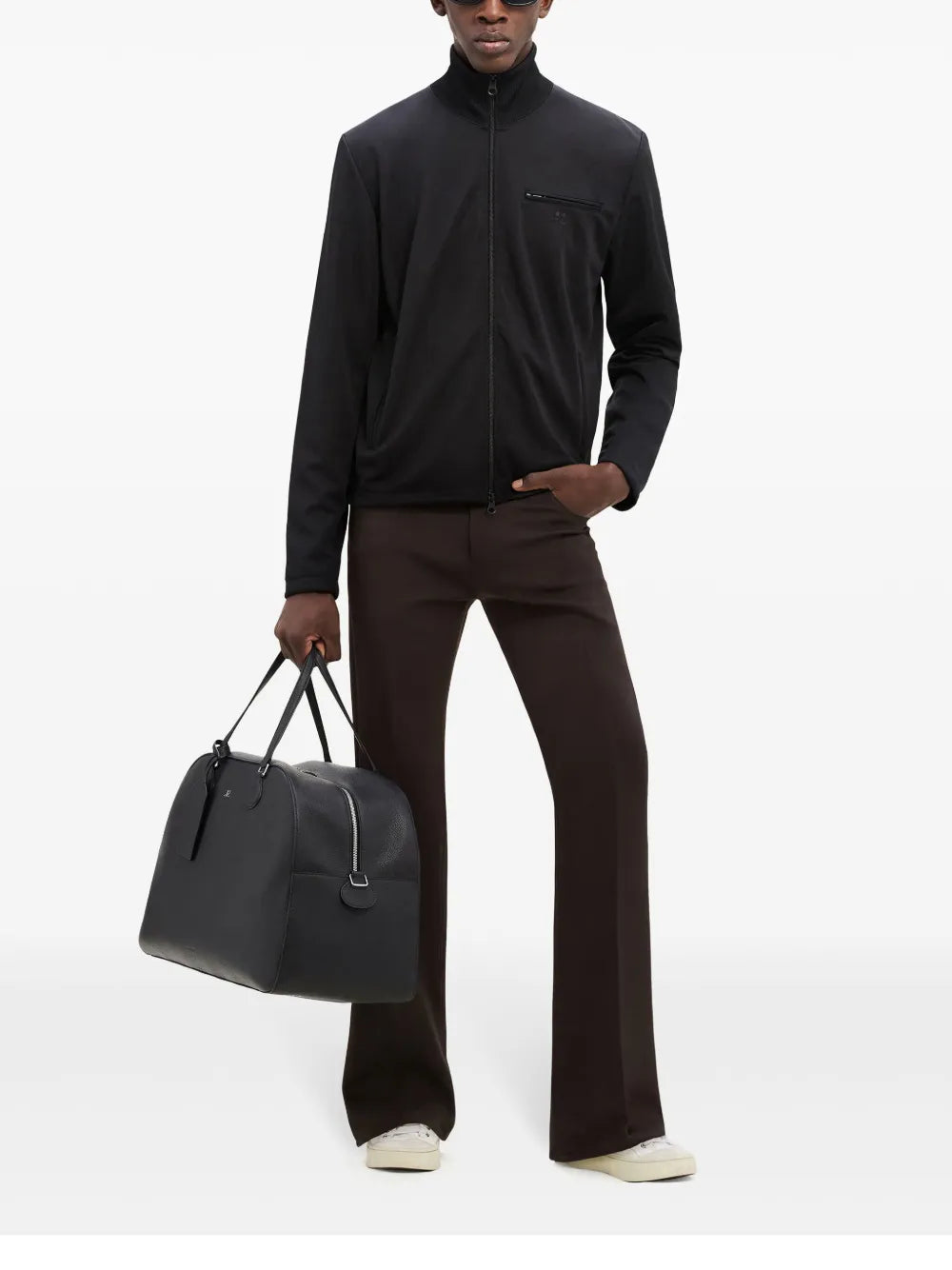 Interlock Zip-Up Shirt Jacket