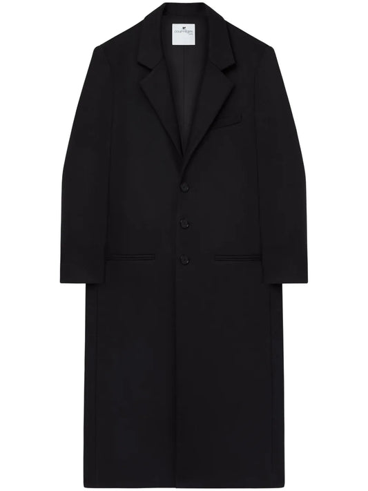 Tailored Long Wool Blend Coat