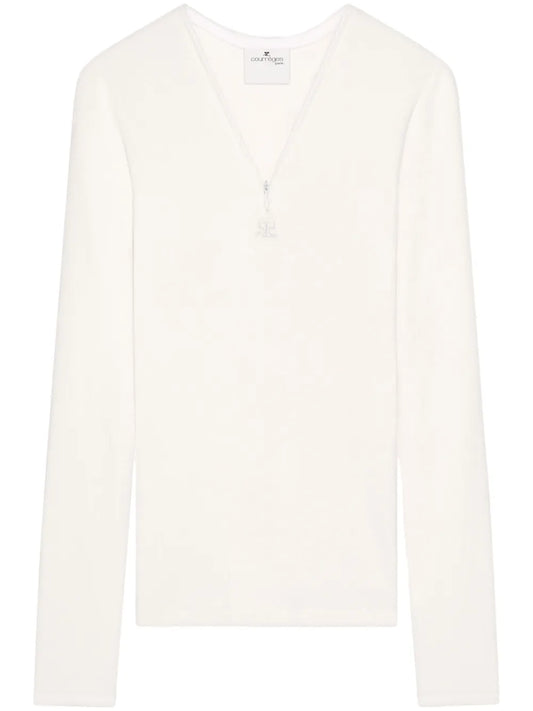 90'S Zip-Neck T-Shirt