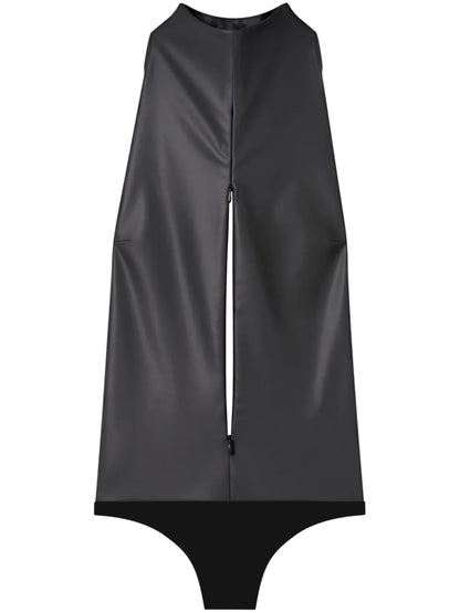 Backless Faux-Leather Body