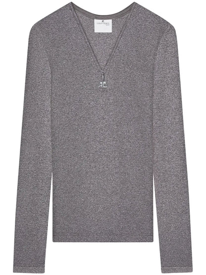 90'S Zip-Neck T-Shirt