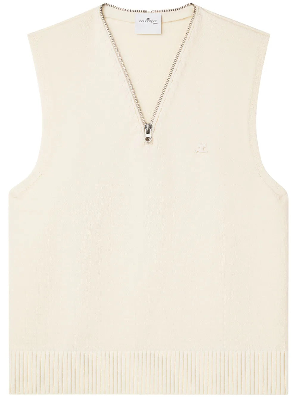 V-Neck Sleeveless Sweater