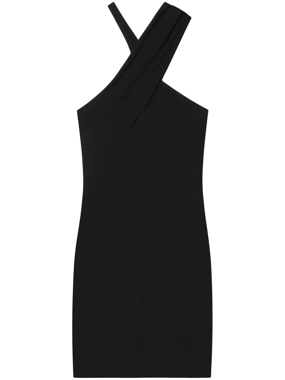 Criss-Cross Jersey Mini Dress