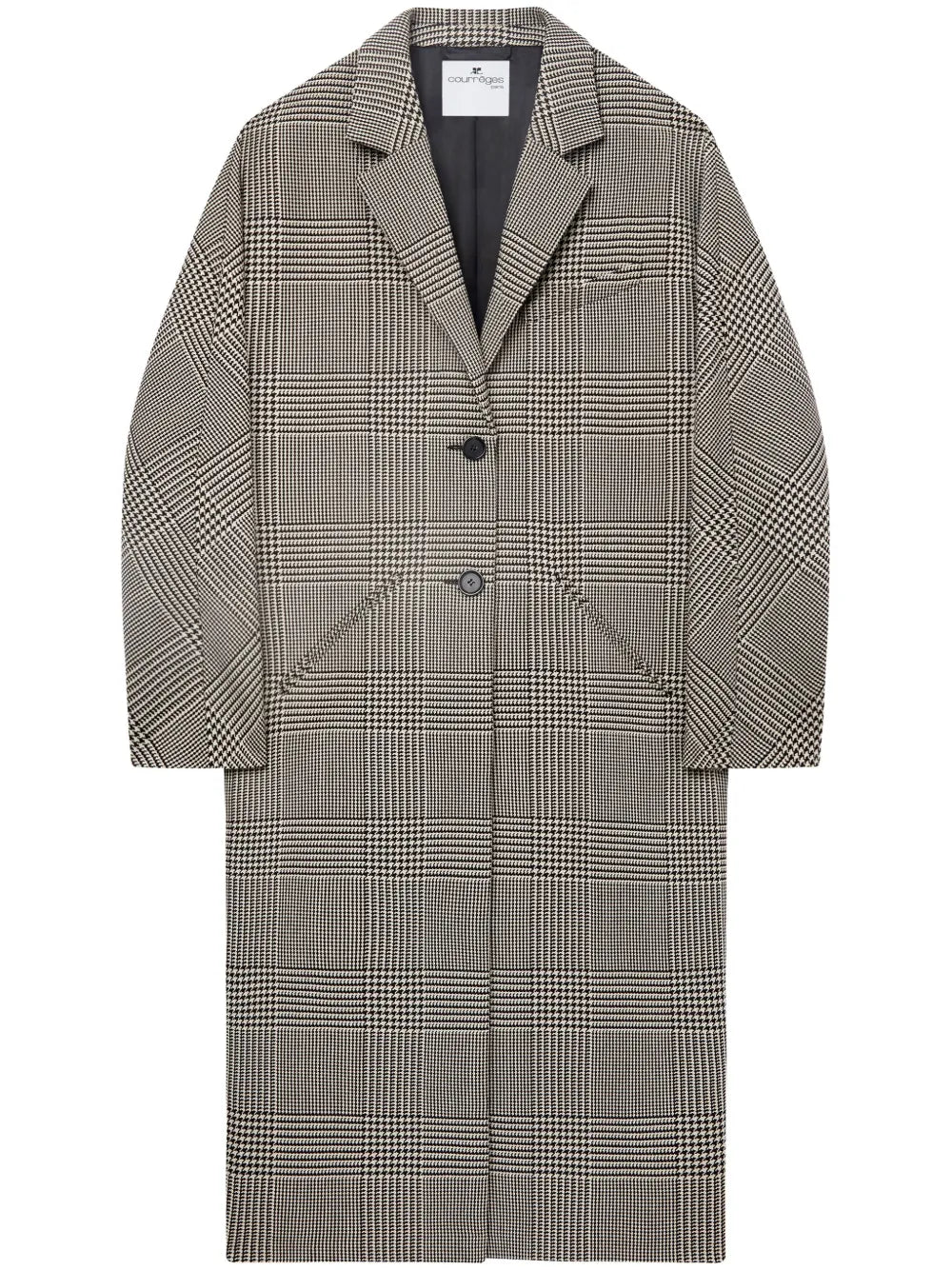 Cocoon Checked Coat