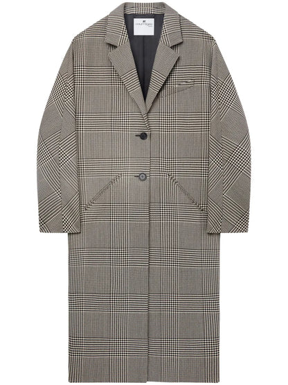Cocoon Checked Coat