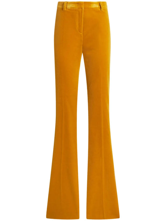 Velvet Flared Trousers