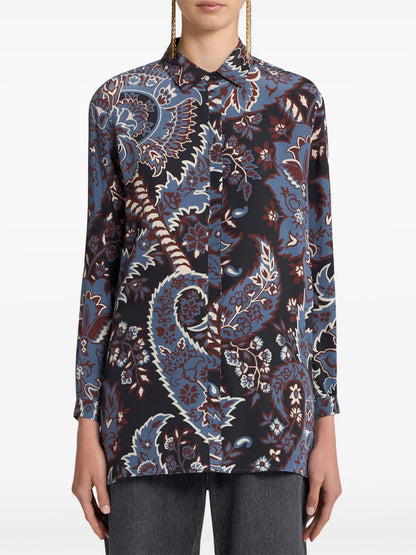 Printed Silk Shirt
