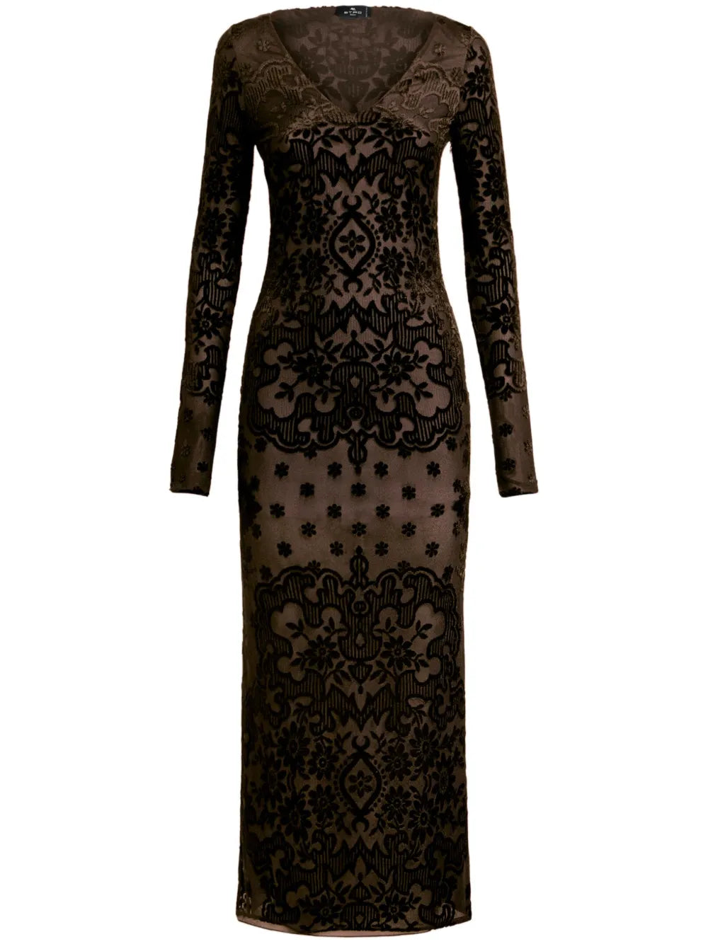 Paisley Velvet Dress