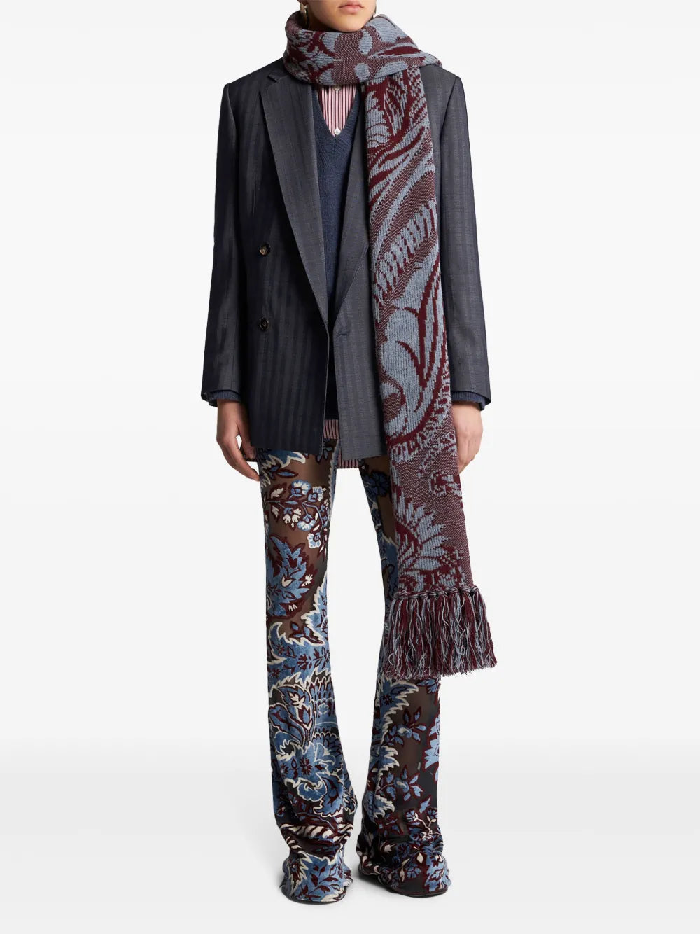 Wool Double-Breasted Jacket