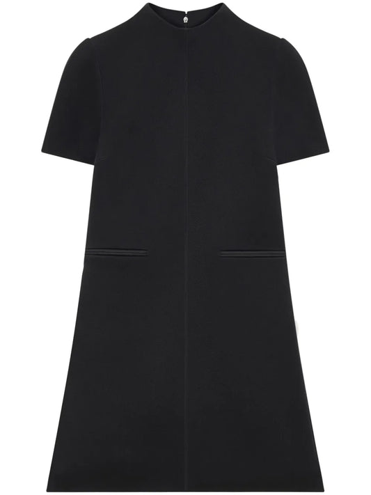 Twill A-Line Mini Dress