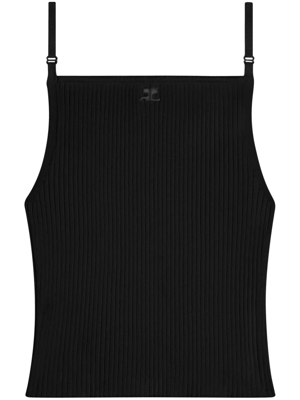 Logo-Embroidered Ribbed Tank Top