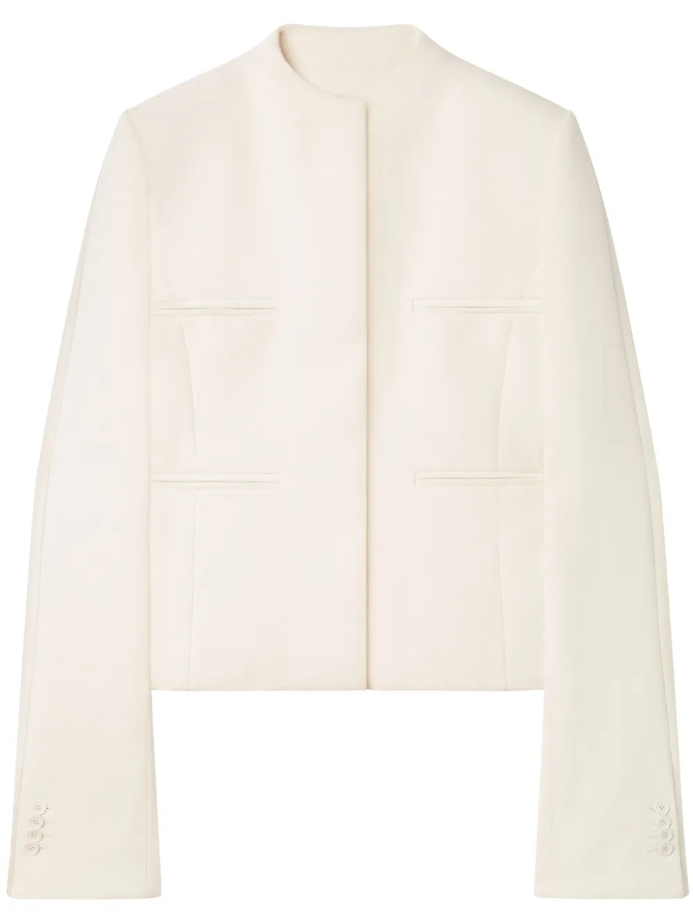 Heritage Concealed-Fastening Crepe Jacket