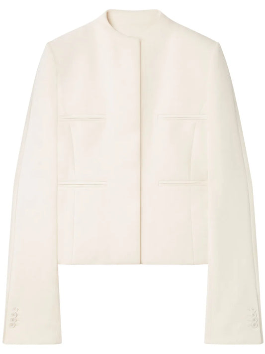 Heritage Concealed-Fastening Crepe Jacket
