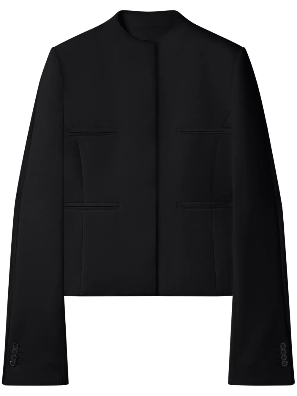 Heritage Concealed-Fastening Crepe Jacket