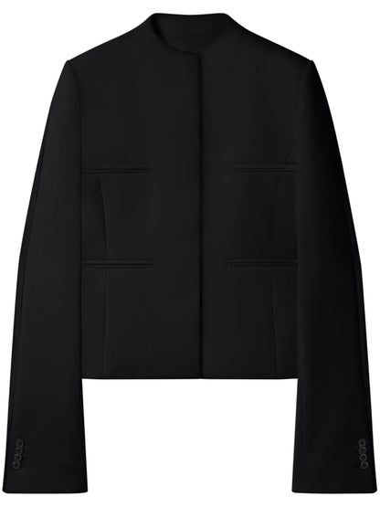 Heritage Concealed-Fastening Crepe Jacket