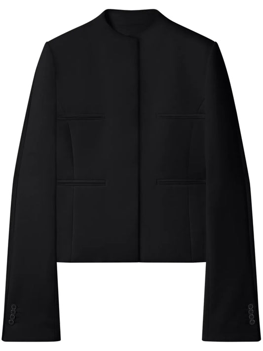 Heritage Concealed-Fastening Crepe Jacket