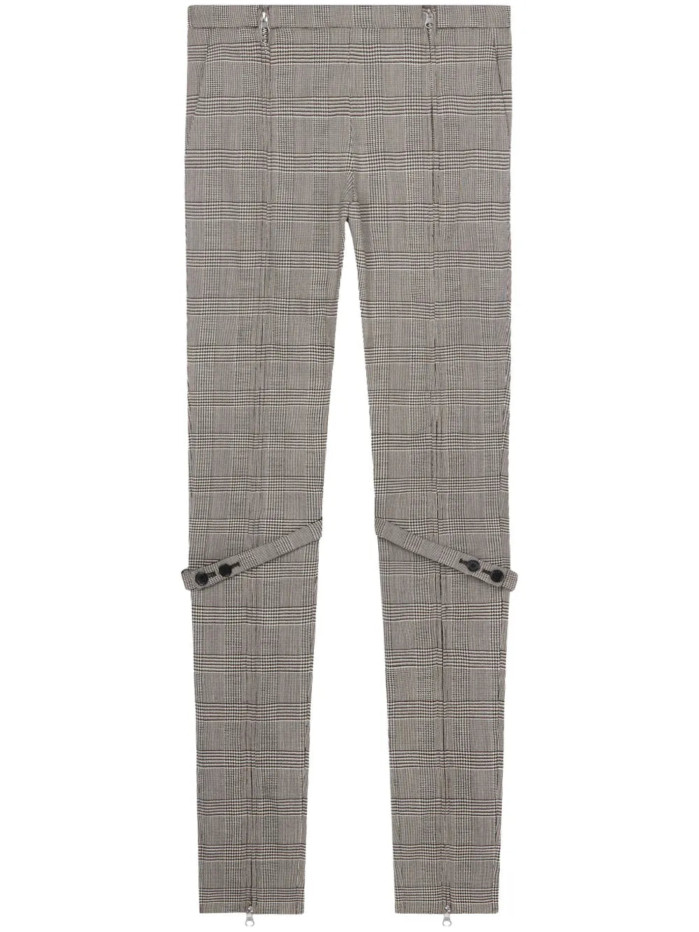 Prince Of Wales Skinny Low-Rise Pants