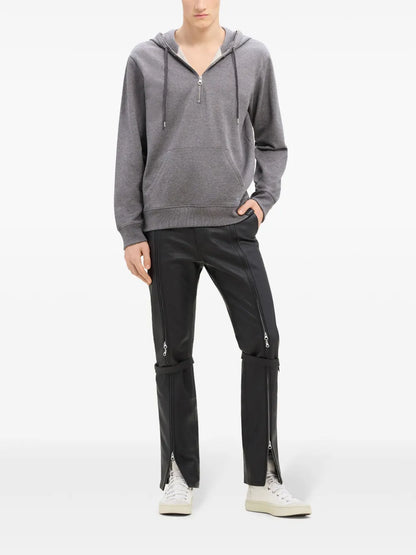 Zipped Fleece Hoodie