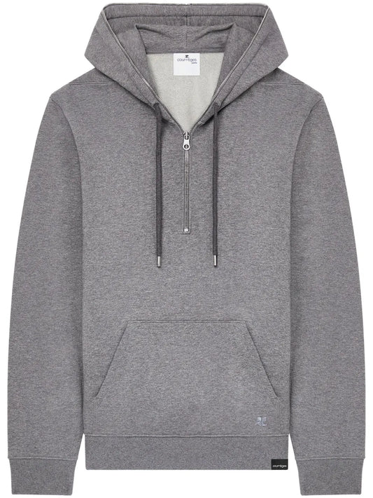 Zipped Fleece Hoodie