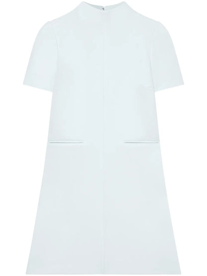 Twill A-Line Mini Dress