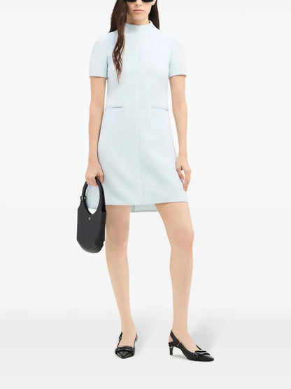 Twill A-Line Mini Dress