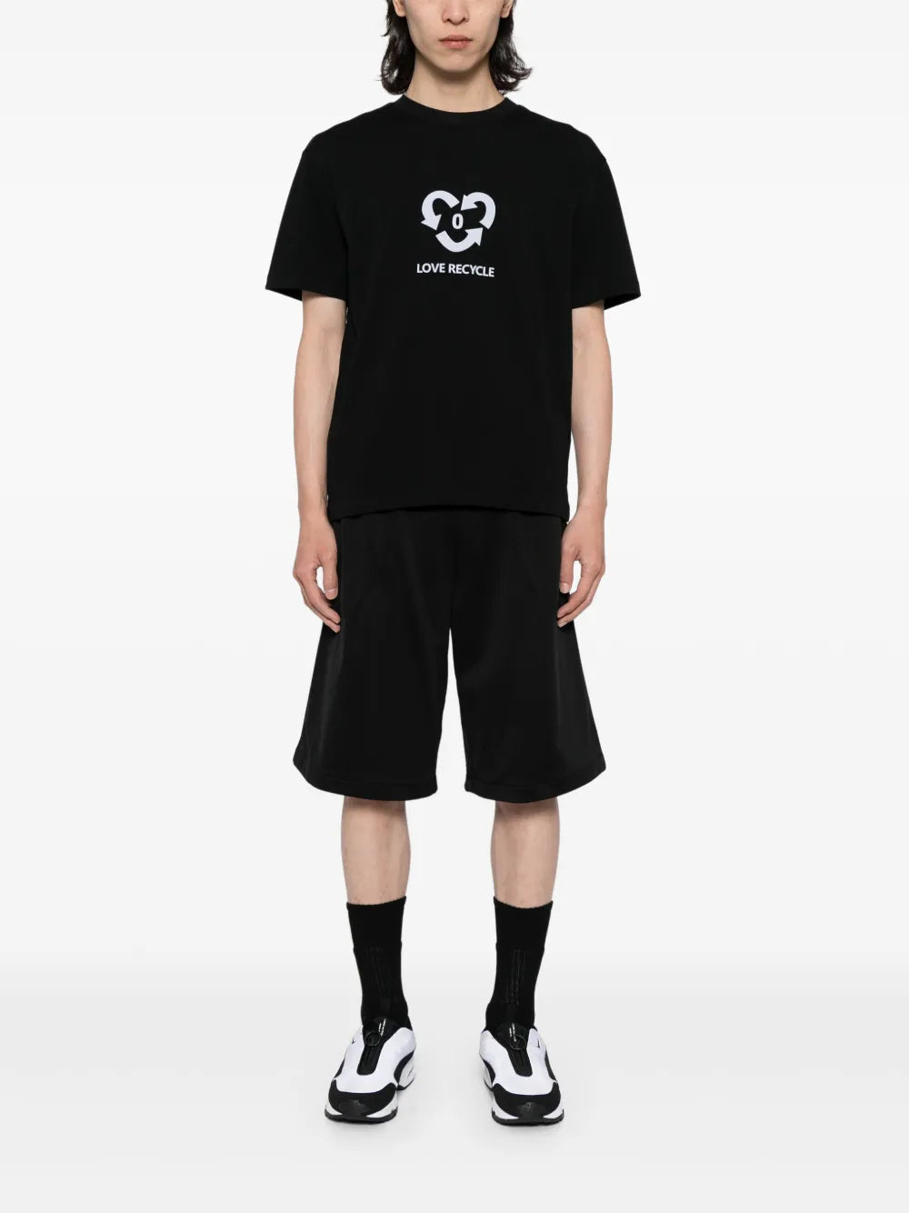 Slogan-Print Cotton T-Shirt