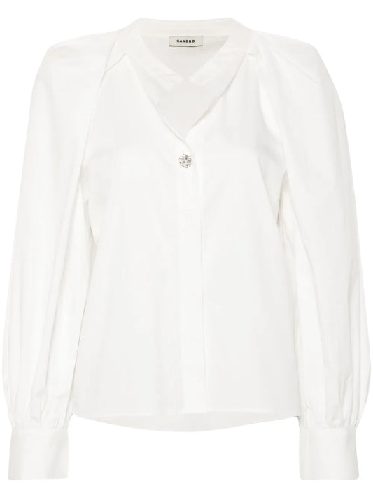 Pleat-Detail Shirt