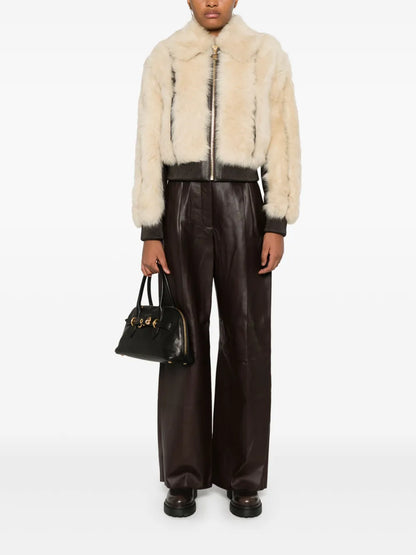 Shearling Zip-Up Jacket