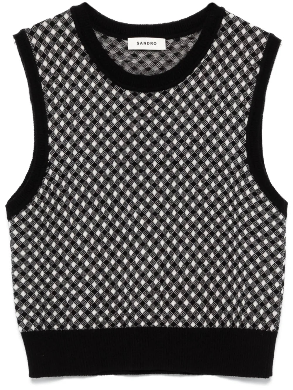Shepherd-Checked Vest
