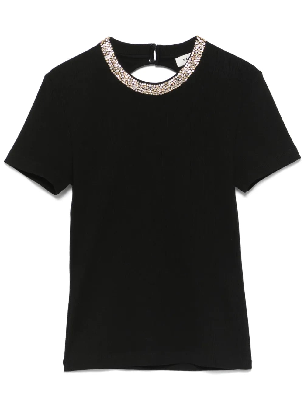 Rhinestone-Embellished T-Shirt