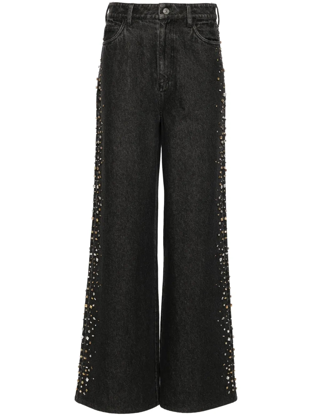 Crystal-Embellished Jeans