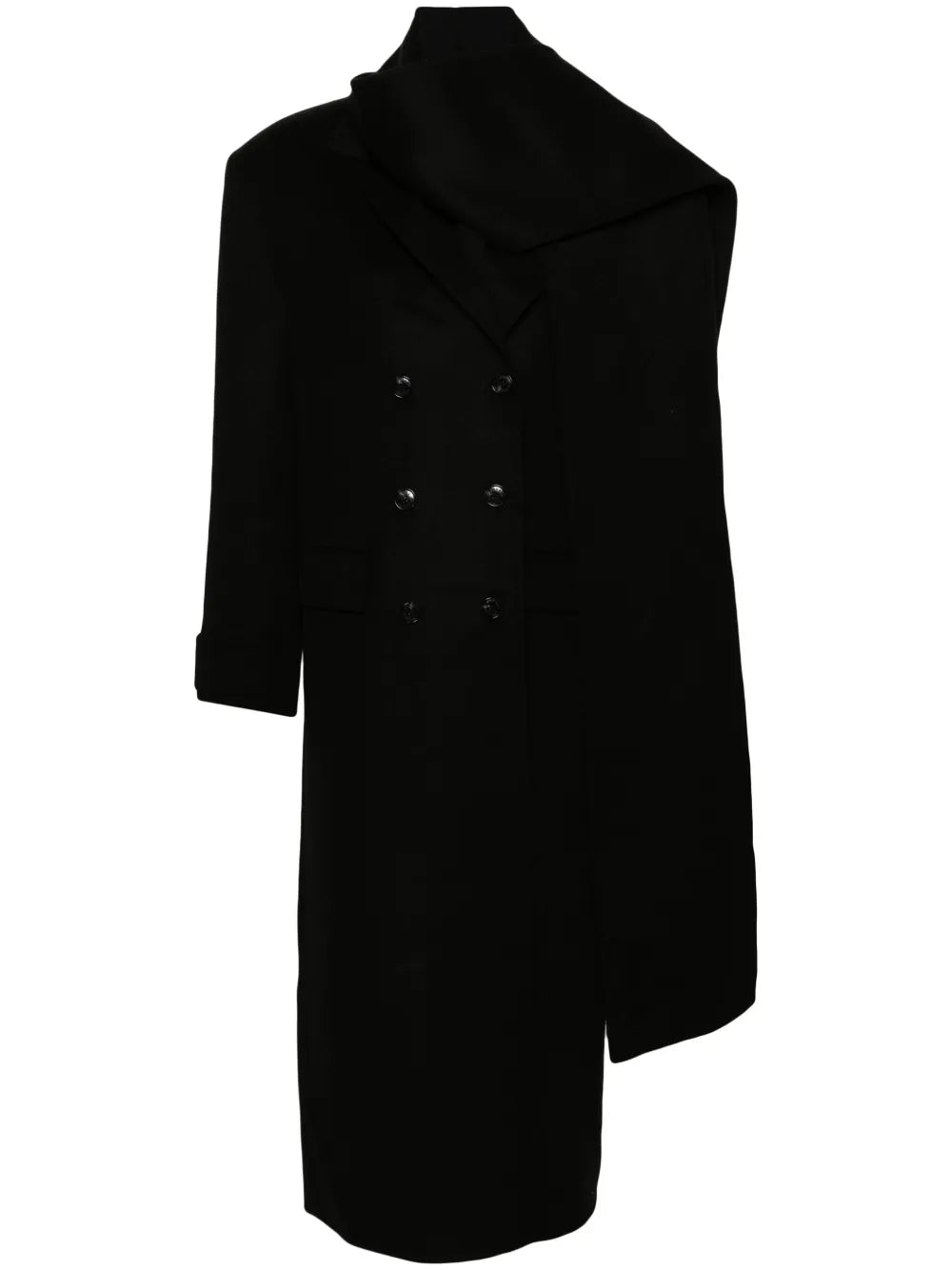 Double-Breasted Wool Coat