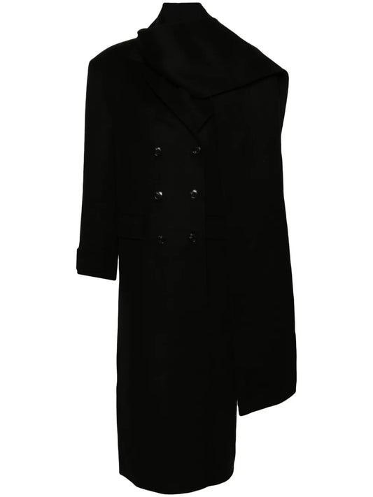 Double-Breasted Wool Coat