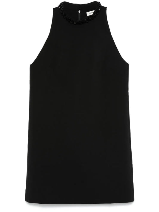 Sequin-Detail Mini Dress