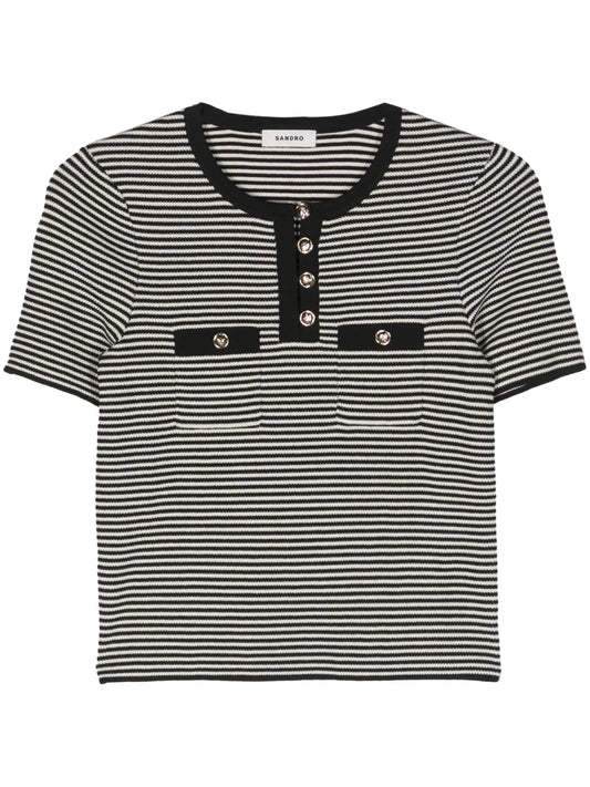 Striped Crop Top