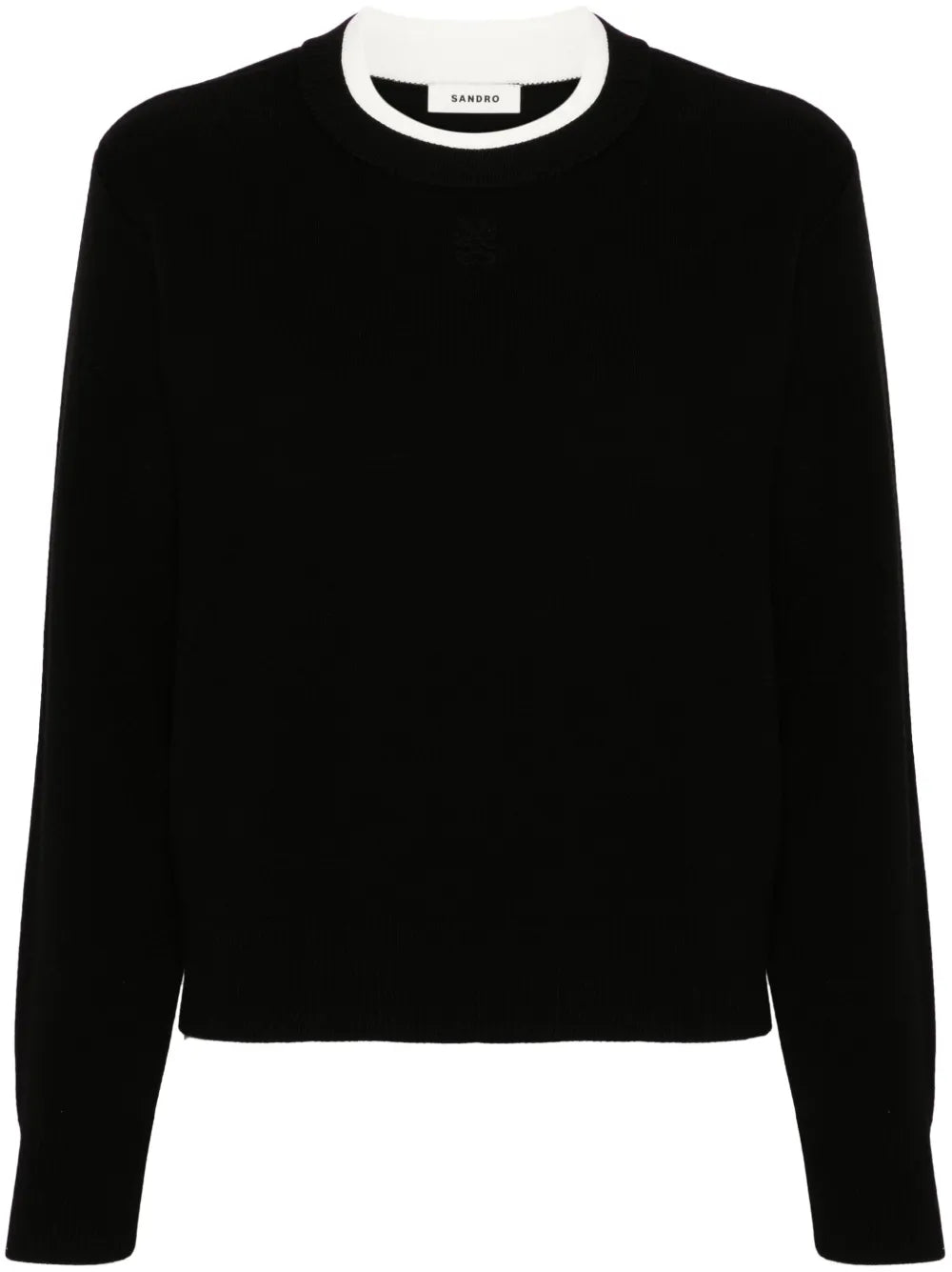 Logo-Embroidered Crew-Neck Jumper