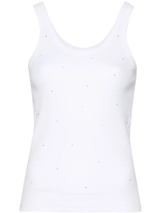Rhinestoned Tank Top
