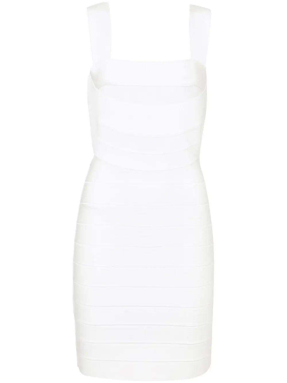 Square-Neck Bandage Minidress