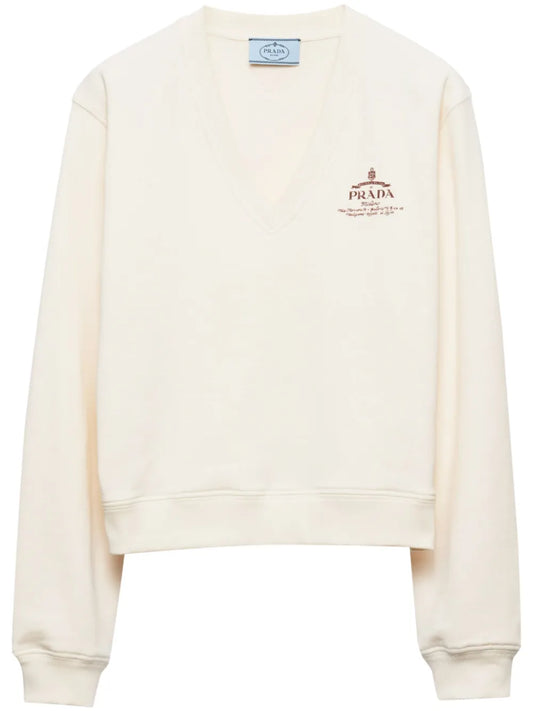 Logo-Print Cotton Sweatshirt