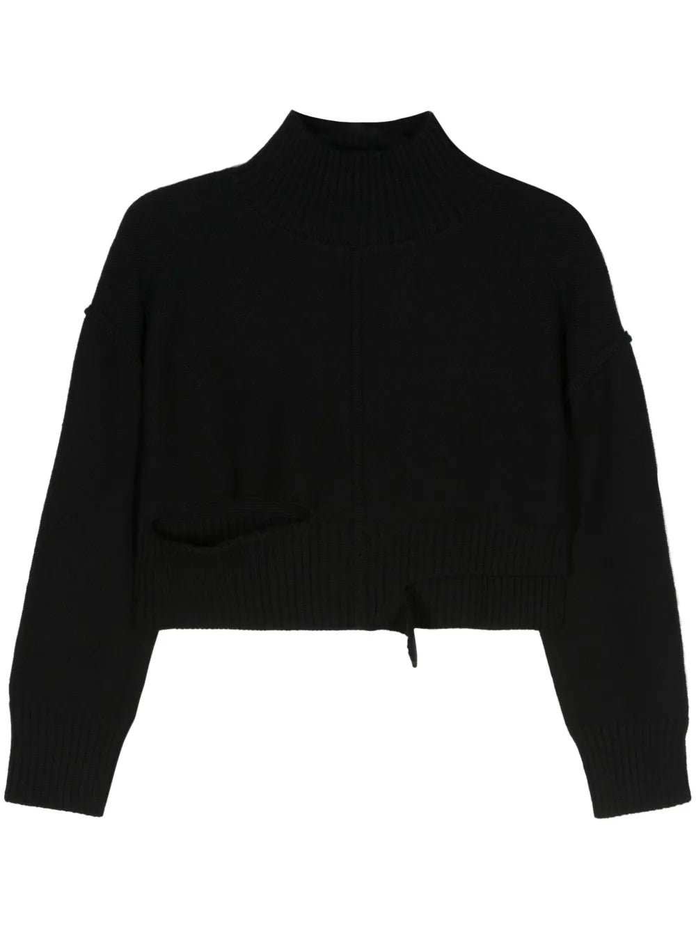 Cut-Out Cropped Jumper